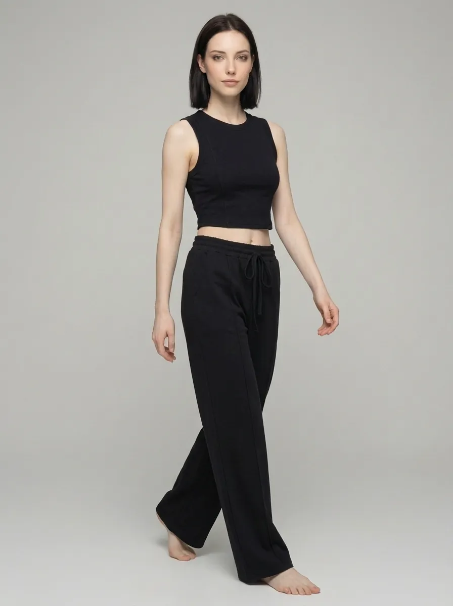 AI model wearing dress after hanger-to-model conversion