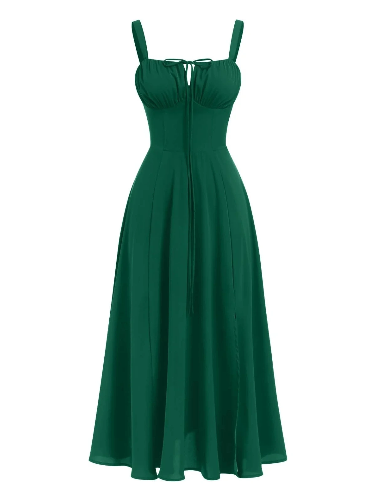 Green sundress product shot before AI Virtual Finerying