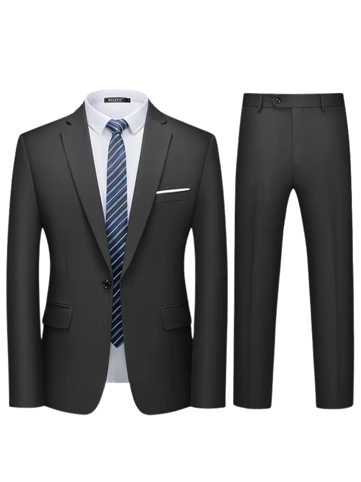 Ghost mannequin suit before AI modeling